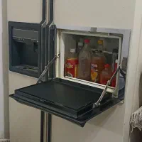 یخچال ساید بای ساید آمریکایی بدنه چرمی|یخچال و فریزر|فردوس (خراسان), |دیوار