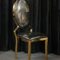 صندلی فلزی تالاروخانه عقد مدل فرحناز/چیدمان شده