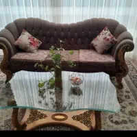 مبل ۷ نفره سالم بدون پارگی وتو رفتگی|مبلمان خانگی و میز عسلی|شاهین‌شهر, شهرک ردانی پور|دیوار