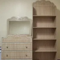 میز آرایش و قفسه کتابخانه