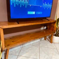 میز تلویزیون تمام چوب