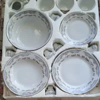 سرویس کامل چینی حمید ۱۰۰پارچه ۱۲نفره|ظروف سرو و پذیرایی|فولادشهر, B4|دیوار