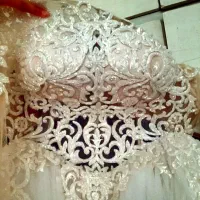 لباس عروس سایز کریستال دوزی ۳۶ ۳۴