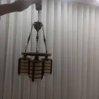 لوستر چوبی|لوستر و چراغ آویز|همدان, |دیوار