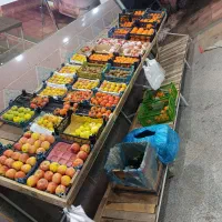لوازم میوه فروشی کامل و نو همه باهم