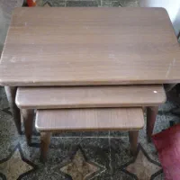 یکدست ۳ عددی میز عسلی جلو مبلی سالم