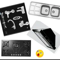 سینکG23 هودZ22 گاز آتا شیرآلات 6تیکه