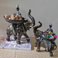 دکوری و شکلات خوری آفریقایی فیل سوار