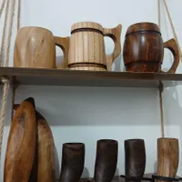 فروش تکی لیوان های چوبی|صنایع دستی و سایر لوازم تزئینی|مرزن‌آباد, |دیوار