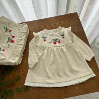 پیراهن توت فرنگی وارداتی