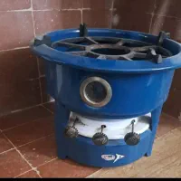 چراغ سه فیتیله خوراک پزی قدیمی