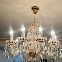 لوسترطلاکوب آلمانی کریستال شفاف مارک Amaris