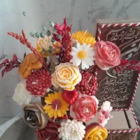باکس گل شمع و شمع های مختلف|صنایع دستی و سایر لوازم تزئینی|اصفهان, لاله|دیوار