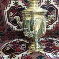 سماور روسی سه لیتری صدساله آنیک کلکسیونی|کلکسیون اشیاء عتیقه|تبریز, |دیوار