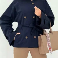 ترنج کت یقه ایستاده با آستر کشی و پارچه ضدآب|لباس|سمنان, |دیوار