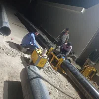 جوشکاری لوله های پلی اتیلن و احداث ایستگاه پمپاژ