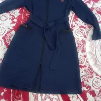 پالتو بدون آستر سورمه ای سایز۴۲..توافقی