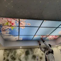 فروش ،اجراکناف، سقف کاذب ،60&60 pvc ، نورمخفی  cnc