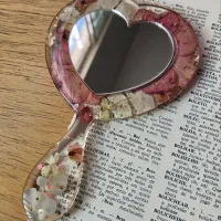 ست شانه و آینه رزینی جینگول