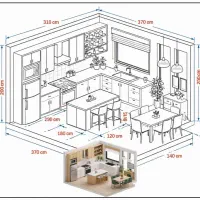 طراحی کابینت / سه بعدی کابینت