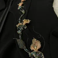 گل های منجوق بافت