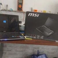 لپتاپ Msi تمیز همراه کارتن