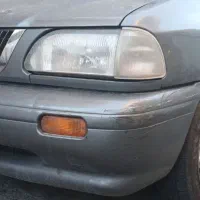 یک جفت چراغ صبایی با راهنما روی سپر