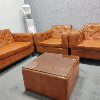 مبل نیم ست چرم