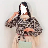 کراپ شومیز گره ای
