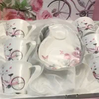 سرویس فنجان نعلبکی چینی برند Paradise