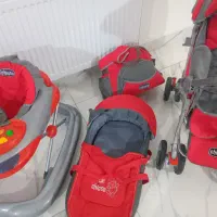 ست چهار تیکه وسایل کودک|کالسکه و لوازم جانبی|کرمانشاه, |دیوار