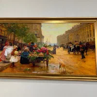 تابلو مخمل فرانسوی