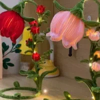 گل مخملی پینترستی ، گلدون ، شکوفه|گل مصنوعی|مشهد, رده|دیوار