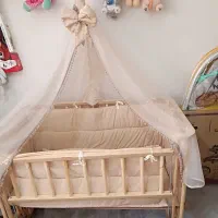 تخت گهواره چند منظوره سایز بزرگ ازنوزادی تا ۵سال
