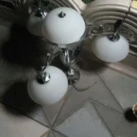 لوستر. استیل. لوستر چوبی