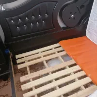 تخت دونفره باپاتختی|تخت و سرویس خواب|بیرجند, |دیوار
