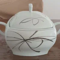 سرویس غذاخوری چینی توس۱۸نفره بی صبحانه خوری درحدنو|ظروف سرو و پذیرایی|تبریز, |دیوار