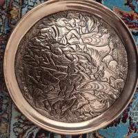 قلم زنی سینی کار دست استاد