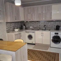 کابینت به همراه هود و سینک و گاز و شیر  ظرفشویی
