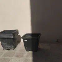 گلدان پلاستیکی بزرگ