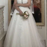 لباس عروس لوکس دوخت تهران. سایز ۳۸ـ۴۰