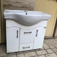 کابین و روشویی به همراه آینه و باکس