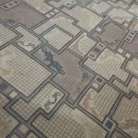 موکت طرح دار قهوه ای