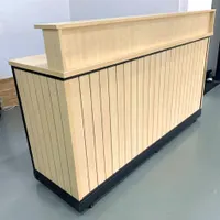 پیشخوان قفسه بندی شلف استند چوبینه و فلزی