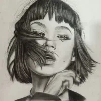 طراحی سیاه قلم|تابلو، نقاشی، عکس|شیروان (خراسان), |دیوار