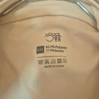 تیشرت استین کوتاه زیپ خور