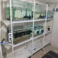 فروش شیشه های آکواریوم و بیو فیلتر و دماسنج و ...