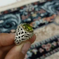 انگشترزبرجد دست ساز