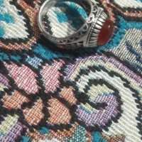 انگشتر عقیق یمنی سنگ اصیل اصلی کمیاب دومهردار|جواهرات|اردبیل, |دیوار