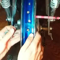 واله گیری موتور سیکلت با دستگاه